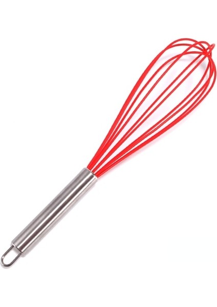 M-Red 1 Adet Içecek Çırpma Mikser Yumurta Çırpıcı Silikon Yumurta Çırpıcılar Mutfak Gereçleri El Yumurta Mikseri Pişirme Köpürtücü Wisk Pişirme Blender (Yurt Dışından)