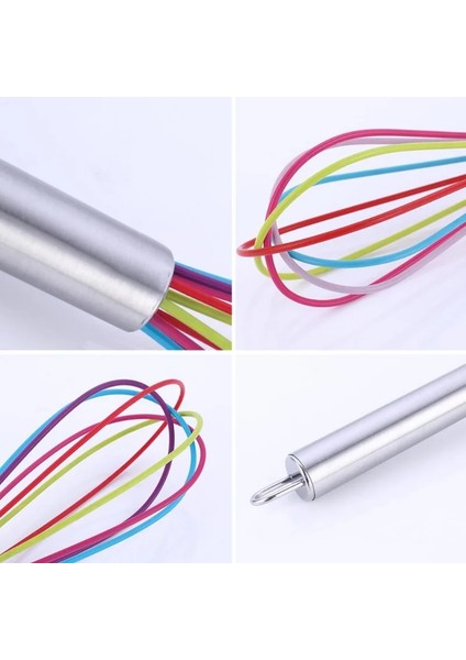 M-Red 1 Adet Içecek Çırpma Mikser Yumurta Çırpıcı Silikon Yumurta Çırpıcılar Mutfak Gereçleri El Yumurta Mikseri Pişirme Köpürtücü Wisk Pişirme Blender (Yurt Dışından) fırsatları