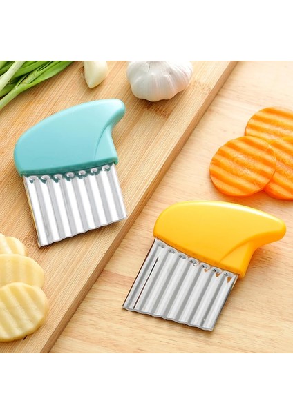 Pembe Patates Dalgalı Kesici Paslanmaz Çelik Patates Cipsi Dilimleme Fransız Kızartma Kesici Bıçak Sebze Kesici Kesme Aletleri Mutfak Alet (Yurt Dışından) modelleri