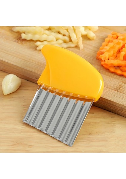 Pembe Patates Dalgalı Kesici Paslanmaz Çelik Patates Cipsi Dilimleme Fransız Kızartma Kesici Bıçak Sebze Kesici Kesme Aletleri Mutfak Alet (Yurt Dışından) fırsatları