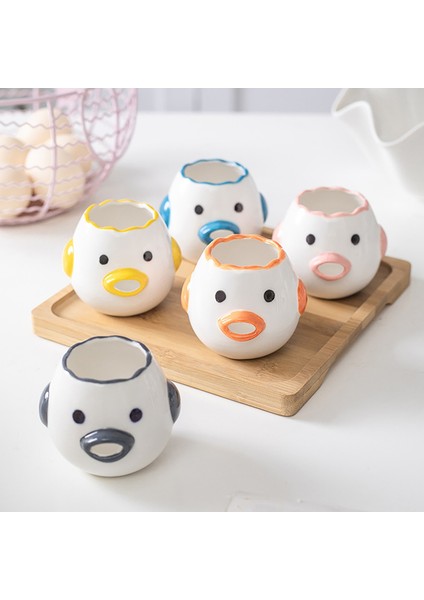 Turuncu Karikatür Ördek Yumurta Sarısı Beyaz Ayırıcı Seramik Yumurta Sperator Mutfak Gadget Pişirme Aracı Kek Tatlı Kurabiye Yumurta Süzgeci (Yurt Dışından) indirimleri