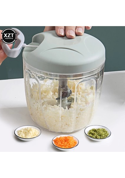 C-500ML 1 Adet 500/900ML Döndür Sarımsak Presi Kırıcı Sebze Soğan Kesici Manuel Et Kıyma Sarımsak Kıyıcı Mutfak Pişirme Aksesuarları (Yurt Dışından) fırsatları