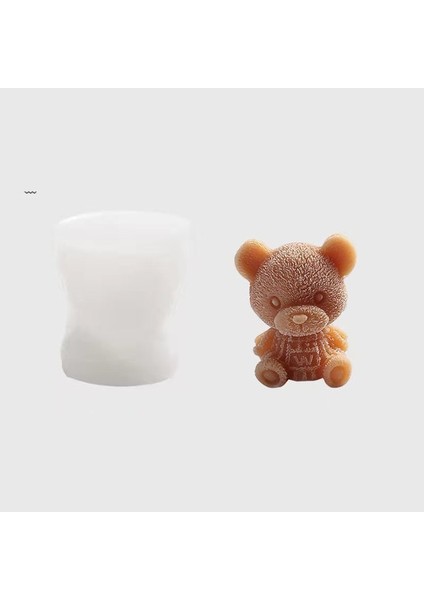 Ayı Boyutu S Buz Küpü Makinesi Silikon Kalıp Dondurma Popsicle Kalıp Yaratıcı Dıy Ayı Hayvan Şekli Barmen Viski Şarap Barı Aksesuarı (Yurt Dışından)