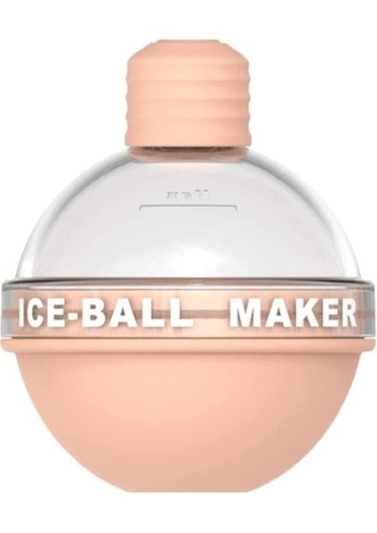 Pembe Serbest Bırakılması Kolay Kaliteli Plastik Buz Topu Makinesi Kapaklı Huni Ev Için Hediye Buz Küpü Tepsi Makinesi Mutfak Aracı Dayanıklı M6CE (Yurt Dışından)