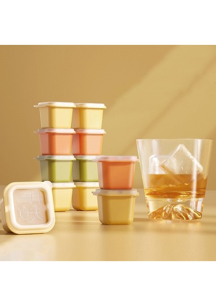 Gn Bağımsız Buz Küpleri Büyük Buz Kalıbı Kalıp Silikon Ev Depolama Yapma Buz Kapaklı Kutu Mutfak Aksesuarları (Yurt Dışından) indirimleri