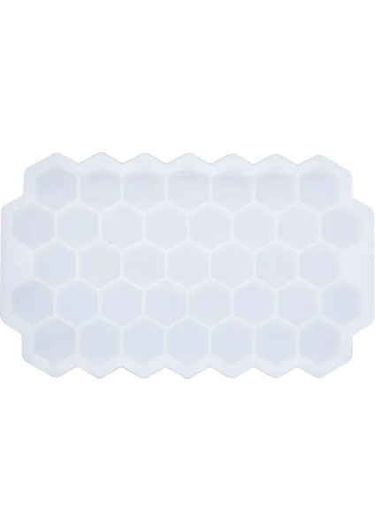 Beyaz Bpa Ücretsiz 37 Kavite Petek Buz Küpü Makinesi Yeniden Kullanılabilir Tepsiler Çıkarılabilir Kapaklı Silikon Buz Küpü Kalıp Buz Kalıbı (Yurt Dışından) fiyatları