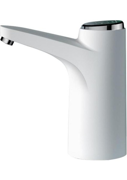 Beyaz Su Şişesi Dağıtıcı Elektrikli Içme Suyu Şişesi Pompası USB Şarj Su Şişesi Anahtarı Evrensel 5 Galon Şişe Çıkarıcı (Yurt Dışından)