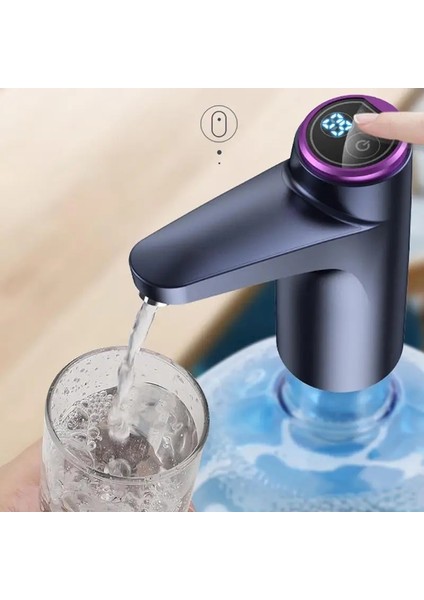 Beyaz Su Şişesi Dağıtıcı Elektrikli Içme Suyu Şişesi Pompası USB Şarj Su Şişesi Anahtarı Evrensel 5 Galon Şişe Çıkarıcı (Yurt Dışından) fiyatları