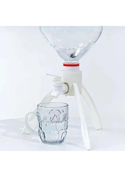 Beyaz Içme Suyu Şişe Dağıtıcı Kamp Su Sebili Rafı 3 Konnektörlü Dayanıklı Baş Aşağı Soda Şişesi Dağıtıcı (Yurt Dışından) fırsatları