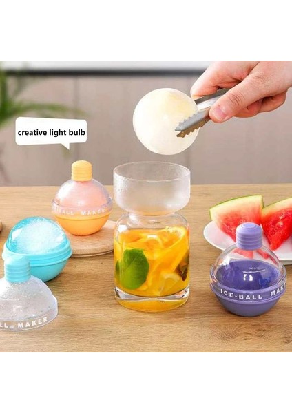 Mavi 8x6.7 cm Yaratıcı Buz Topu Kalıp Viski Küresel Buz Küpü Ampuller Buz Kalıp Gıda Sınıfı Silikon Buz Tepsisi Ev Yapımı Dıy Buz Topu Kalıbı (Yurt Dışından) indirimleri