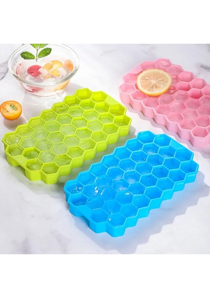 1 Adet-C 37-Kavite Petek Buz Kalıbı Silika Jel Dondurma Kalıp Yeniden Kullanılabilir Çıkarılabilir Kapak Buz Yapım Makinesi Gıda Sınıfı Kalıp Mutfak Aksesuarları (Yurt Dışından) fiyatları