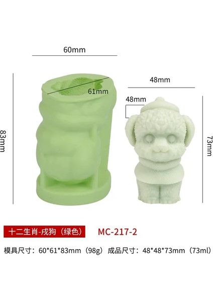 Köpek 8 110 12 Burç Mousse Kek Dondurma Silikon Kalıp Aromaterapi Mum Silikon Kalıp Zodiac Serisi Dondurma Çikolatalı Popsicle Kalıp (Yurt Dışından)