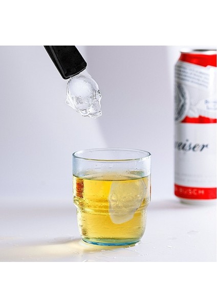 Kafatası 3D Kafatası Silikon Kalıp Buz Küpü Tepsi Kalıp Buz Küpü Makinesi Buz Topu Kalıbı Viski Şarap Kokteyl Buz Küpü Kalıp Buz Topu Kalıp Araçları (Yurt Dışından) indirimleri