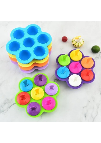 Mor B Silikon Dondurma Kalıp Buz Pops Tepsi Gıda Sınıfı Silikon Popsicle Kalıp Buz Küpü Makinesi Dıy Gıda Araçları Meyve Sarsıntı Aksesuarları (Yurt Dışından) indirimleri