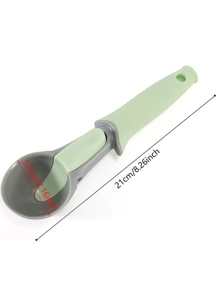1 Adet Dondurma Kepçe Yığınları Plastik Dondurma Kazıcı Yapışmaz Meyve Buz Topu Makinesi Karpuz Dondurma Kaşığı Aracı (Yurt Dışından)