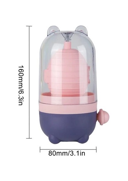 Pembe Yumurta Sarısı Karıştırma Çırpma Yumurta Makinesi El Powered Karıştırma Karışımı Yıkanabilir Ayrılabilir Çektirme Mikser Ev Karıştırıcı Alet (Yurt Dışından)