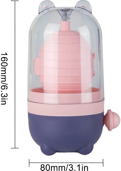 Pembe Yumurta Sarısı Karıştırma Çırpma Yumurta Makinesi El Powered Karıştırma Karışımı Yıkanabilir Ayrılabilir Çektirme Mikser Ev Karıştırıcı Alet (Yurt Dışından)