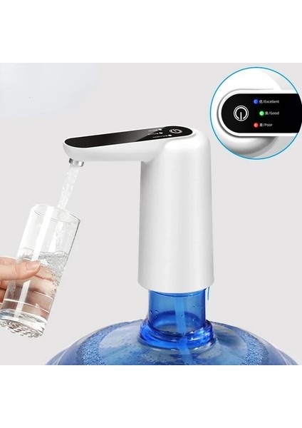 Siyah Akıllı Su Sebili Otomatik Mini Namlulu Su Elektrikli Pompa USB Şarj Taşınabilir Su Sebili Içecek Sebili (Yurt Dışından) modelleri