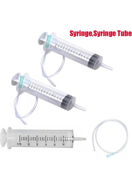 TUBE1M 10 Adet 50/60/100/150/200/300ML Kapasiteli Plastik Şırınga Yeniden Kullanılabilir Pompa Yağı Ölçüm Topraksız Laboratuvar Aracı Şırınga Uzun Tüp 1-10 Adet (Yurt Dışından)