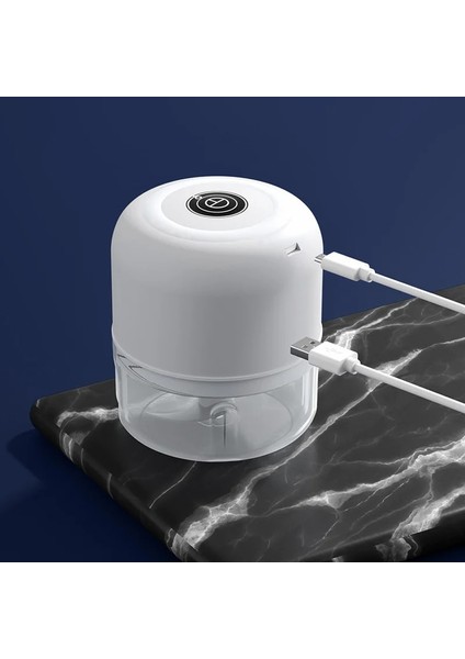 PINK100ML Sarımsak Püresi Elektrikli Sarımsak Tokmak Mini Mutfak Yardımcı Ev Pişirme Gıda Sarımsak Çırpıcı Et Kıyma Sarımsak Presi (Yurt Dışından)