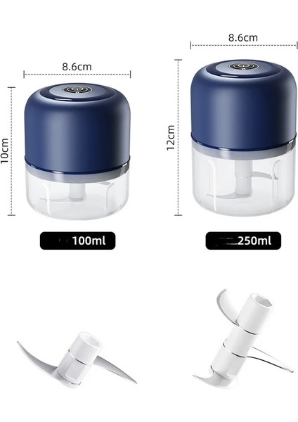 PINK100ML Sarımsak Püresi Elektrikli Sarımsak Tokmak Mini Mutfak Yardımcı Ev Pişirme Gıda Sarımsak Çırpıcı Et Kıyma Sarımsak Presi (Yurt Dışından)