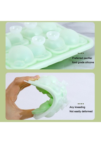 Sarı-4 Top Ayı Buz Küpü Makinesi Silikon Kalıp Dondurma Popsicle Kalıp 3D Küçük Teddy Dıy Ayı Barmen Viski Mutfak Bar Için Buz Kalıpları Tepsi (Yurt Dışından) fırsatları