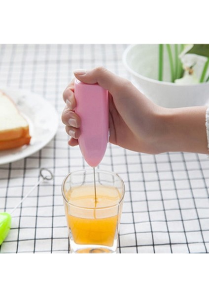 Mavi Elektrikli Kahve Blender Süt Köpürtücü El Yumurta Çırpıcı Süt Çırpıcı Elektrikli Karıştırıcı Mini Mutfak Alet Kahve Mikser (Yurt Dışından)