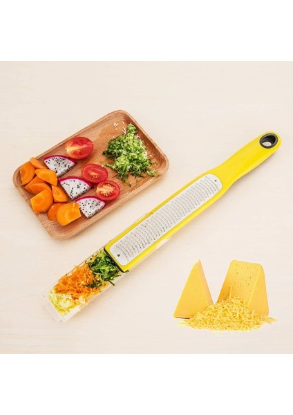 Peynir, Limon, Zencefil, Sarımsak, Sebze, Meyve Için Yakalama Kablı Siyah Narenciye Limon Zester ve Peynir Rendesi (Yurt Dışından) fiyatları