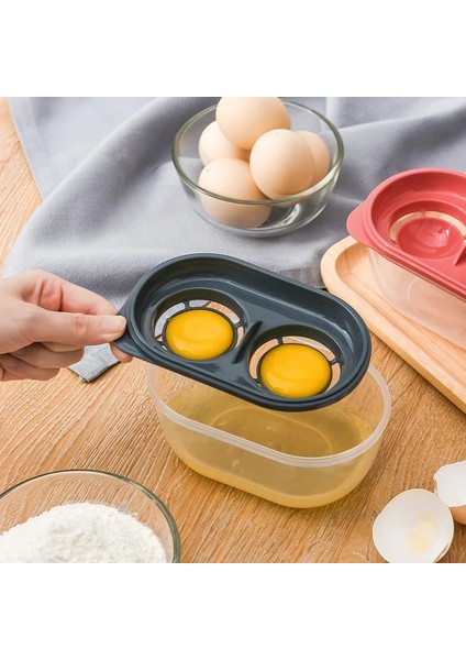 Mavi Plastik Yumurta Ayırıcı Beyaz Sarısı Eleme Ev Mutfak Şef Yemek Pişirme Gadget Mutfak Yumurta Araçları Yumurta Beyaz Ayırıcı (Yurt Dışından)