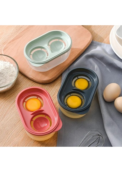 Mavi Plastik Yumurta Ayırıcı Beyaz Sarısı Eleme Ev Mutfak Şef Yemek Pişirme Gadget Mutfak Yumurta Araçları Yumurta Beyaz Ayırıcı (Yurt Dışından)