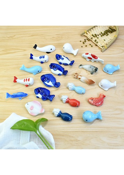 K Japon Sevimli Çubuk Tutucu Seramik Sofra Balina Yunus Japon Balığı Çubuk Dinlenme Ev Masa Dekorasyon Mutfak Dinlenme Rafı (Yurt Dışından) fiyatları