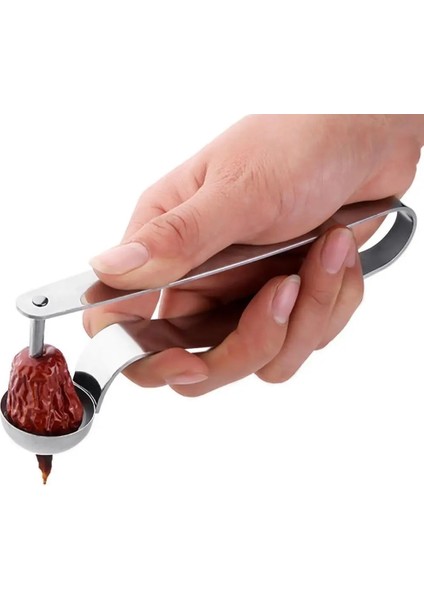 Gümüş Yeni Paslanmaz Çelik Kiraz Pitters Kiraz Zeytin Çekirdeği Sökücü Ayırıcı Stoner Pitter Meyve Tart Mutfak Aletleri Mutfak Aletleri (Yurt Dışından) fiyatları