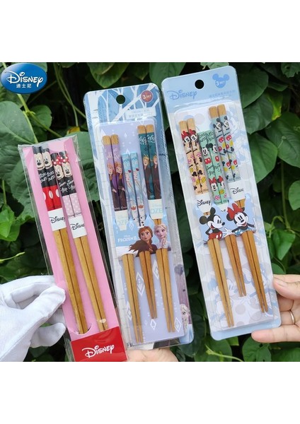 Stil 2 Disney Çocuk Ahşap Yemek Çubukları Aile Çocukları Tamamlayıcı Yiyecek Yeme Öğrenmek Çift Yemek Çubukları Atmaya Dayanıklı Sofra Takımı (Yurt Dışından) fiyatları