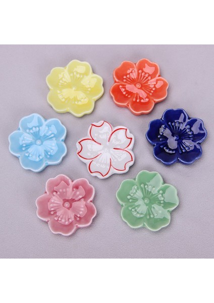 Stil 4 Seramik Kiraz Çiçeği Çubuklarını Standı Çubuklarını Dinlenme Yastığı Raf Kalemlik Mutfak Sofra Yemek Masası Aksesuarları (Yurt Dışından) fiyatları