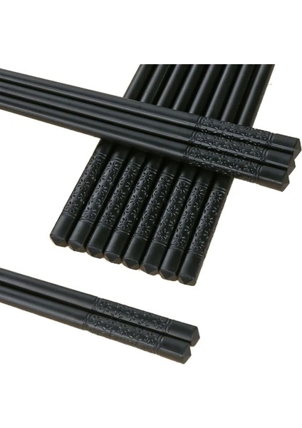 10PAIRS-27CM-ZJ Bulaşık Makinesinde 10 Çift Yeniden Kullanılabilir Fiberglas Yemek Çubuğu, 24/27 cm Suşi Ramen Çubukları, Sofra Takımı, Yemek Odası, Aile Hediyeleri (Yurt Dışından)