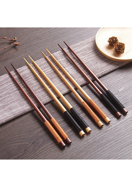 Çim Ağacı Siyah El Yapımı Japon Doğal Kestane Ahşap Suşi Çubuklarını Set Değeri Hediye Suşi Çin Yemeği Kravat Hattı Katı Sivri Uç Sofra (Yurt Dışından) fiyatları