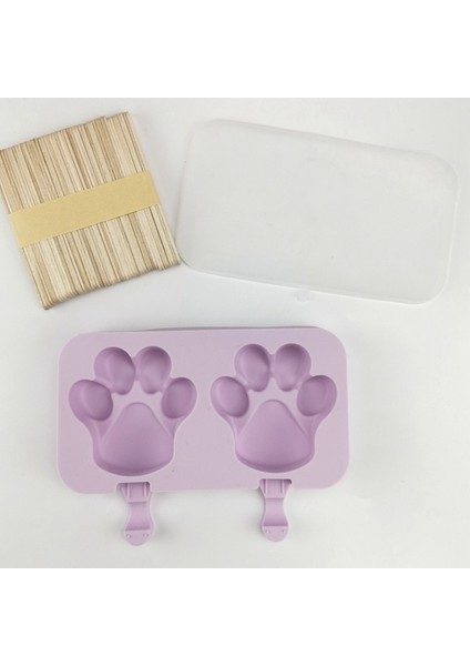 F Silikon Dondurma Kalıp Elmas Küçük Oval Dıy Ev Yapımı Popsicle Kalıpları Tatlı Buz Pop Lolly Maker Yeniden Kullanılabilir Aracı (Yurt Dışından)
