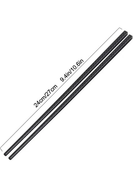 10PAIRS-27CM-ZJ Bulaşık Makinesinde 10 Çift Yeniden Kullanılabilir Fiberglas Yemek Çubuğu, 24/27 cm Suşi Ramen Çubukları, Sofra Takımı, Yemek Odası, Aile Hediyeleri (Yurt Dışından)