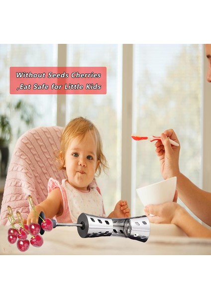 Kırmızı Zeytin Kiraz Pitters Tart Aracı 304 Paslanmaz Çelik Meyve Tohumu Otomatik Geri Tepme Basın Tipi Çok Fonksiyonlu Mutfak Gadge Kaldırmak (Yurt Dışından) fırsatları