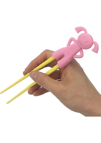 Pembe Kedi Suşi Bebek Çocuklar Için 1 Çift Çubuklarını Yemek Çubukları Kolay Kullanım Eğlenceli Öğrenme Eğitim Yardımcı Yemekleri Akşam Yemeği Oyunu Mutfak Aletleri (Yurt Dışından) indirimleri