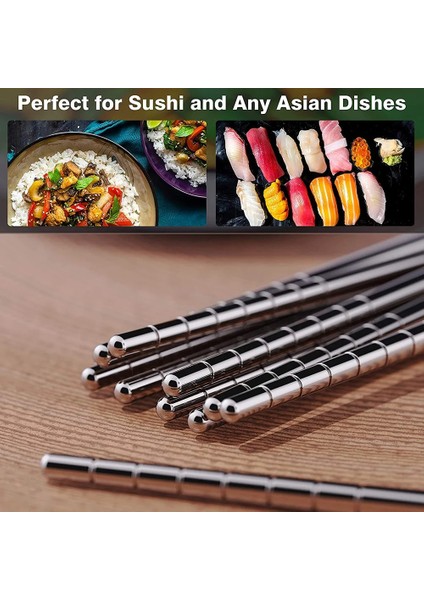 Altın 2 Çift Yeniden Kullanılabilir Kaymaz Suşi Çubuklarını Set 304 Paslanmaz Çelik Bulaşık Makinesinde Yıkanabilir Japon Gıda Çin Kore Metal Çubuklarını (Yurt Dışından) modelleri