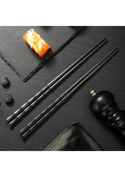 27 Cm-08 1 Çift Alaşım Çin Çubuklarını Gıda Suşi Çubukları Yeniden Kullanılabilir Kaymaz Bulaşık Makinesinde Yıkanabilir Bambu Şekli Gıda Sınıfı Çubuklarını (Yurt Dışından) fiyatları