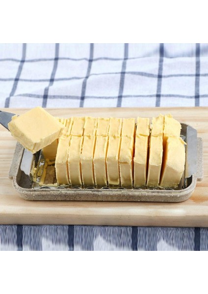 Beyaz Tereyağı Saklama Kutusu Paslanmaz Çelik Teğet Hızlı Kesim Dikdörtgen Taze Tutma Peynir Kutusu Muhafaza Kabı (Yurt Dışından) indirimleri