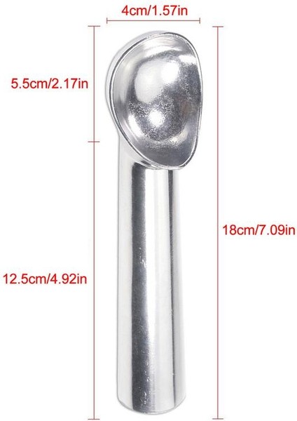 Siyah Antifriz Dondurma Kepçe Dondurma Külahı Dondurma Kazıcı Yapışmaz Anti-Freeze Dondurma Scooper Çocuklar Mutfak Aracı Alüminyum (Yurt Dışından) modelleri