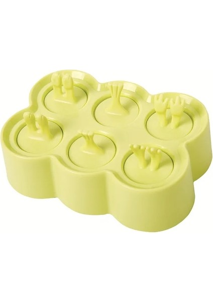 Dikdörtgen Yeşil Buz Kalıp Buz Küpü Makinesi Şeker Çubuğu Buz Pop Maker Dondurma Mutfak Aksesuarları Silikon Kalıplar Popsicle Kalıpları Kapaklı Dıy Kalıp (Yurt Dışından)