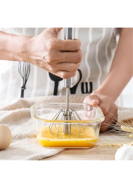 12-Yeşil Yarı Otomatik Yumurta Çırpıcı Paslanmaz Çelik Manuel Mikser Yumurta Çırpma Krem Mikser Mutfak Aksesuarları Için Uygun Yumurta Araçları (Yurt Dışından)