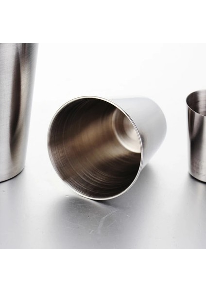 180 ml Paslanmaz Çelik Metal Bardak Bira Bardak Seyahat Kamp Kupalar Içme Kahve Çay Kupa Seti Açık Beyaz Şarap Cam Kahve Tumbler (Yurt Dışından)