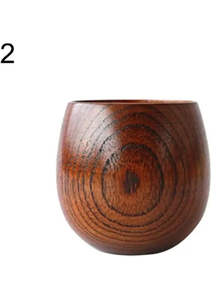 Boya Rengi 200-300ML Ahşap Bardak Büyük Göbek Çevre Dostu Hafif Taşınabilir Bira Çay Kahve Süt Su Bardağı Mutfak Bar Drinkware (Yurt Dışından)