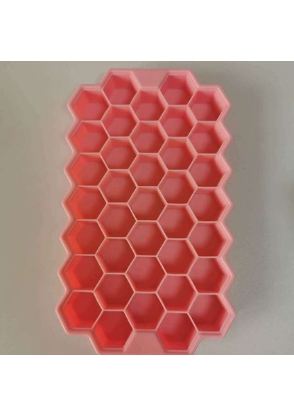 Kapaksız 37 Izgara Silikon Buz Yapım Makinesi Buz Kalıbı Buz Kalıp Mutfak Viski Kokteyl Aksesuarları Kolay Bırakılan Gıda Sınıfı Silikon (Yurt Dışından)