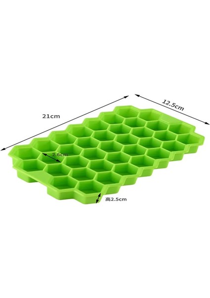 Kapaksız 37 Izgara Silikon Buz Yapım Makinesi Buz Kalıbı Buz Kalıp Mutfak Viski Kokteyl Aksesuarları Kolay Bırakılan Gıda Sınıfı Silikon (Yurt Dışından) fiyatları